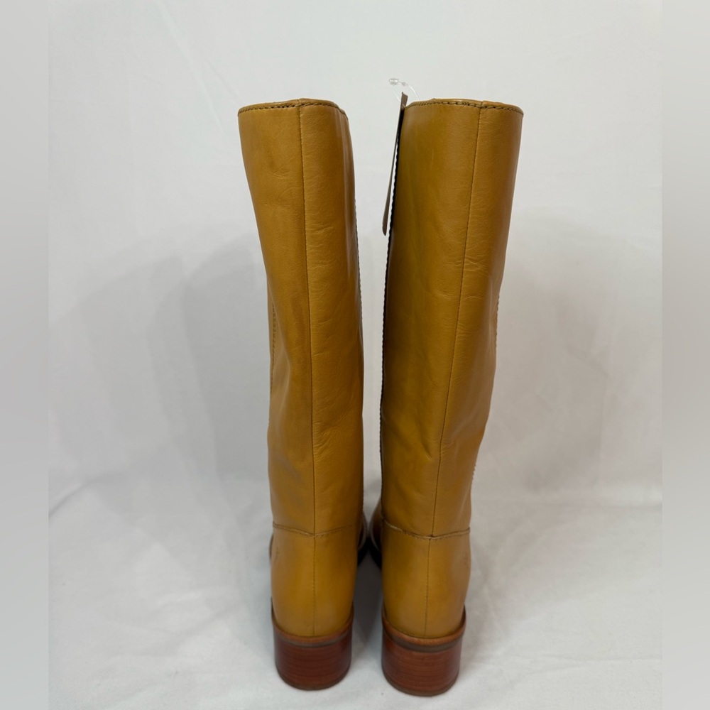 FRYE Camryn Banana Leather Tall Pull-on Boots - Picture 10 of 13